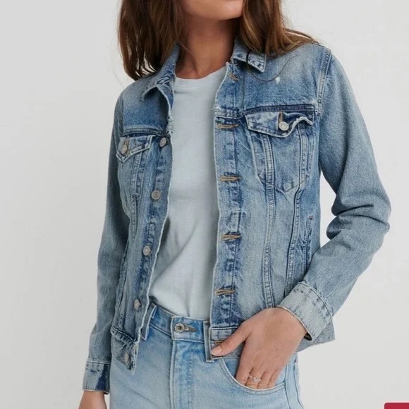 Lucky Brand The Tomboy Trucker Jean Jacket - Picture 10 of 11